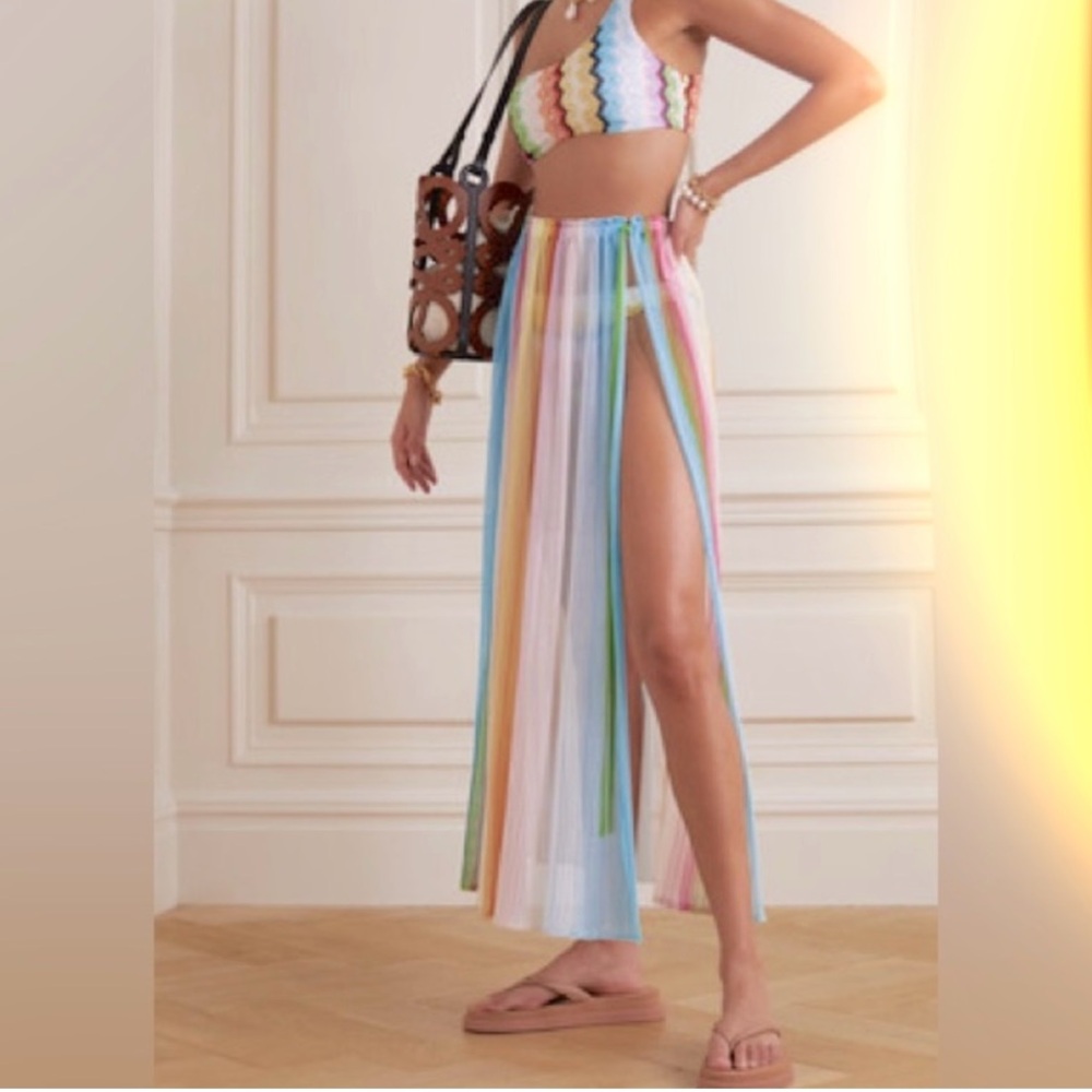 Missoni Multicolor Striped Maxi Skirt